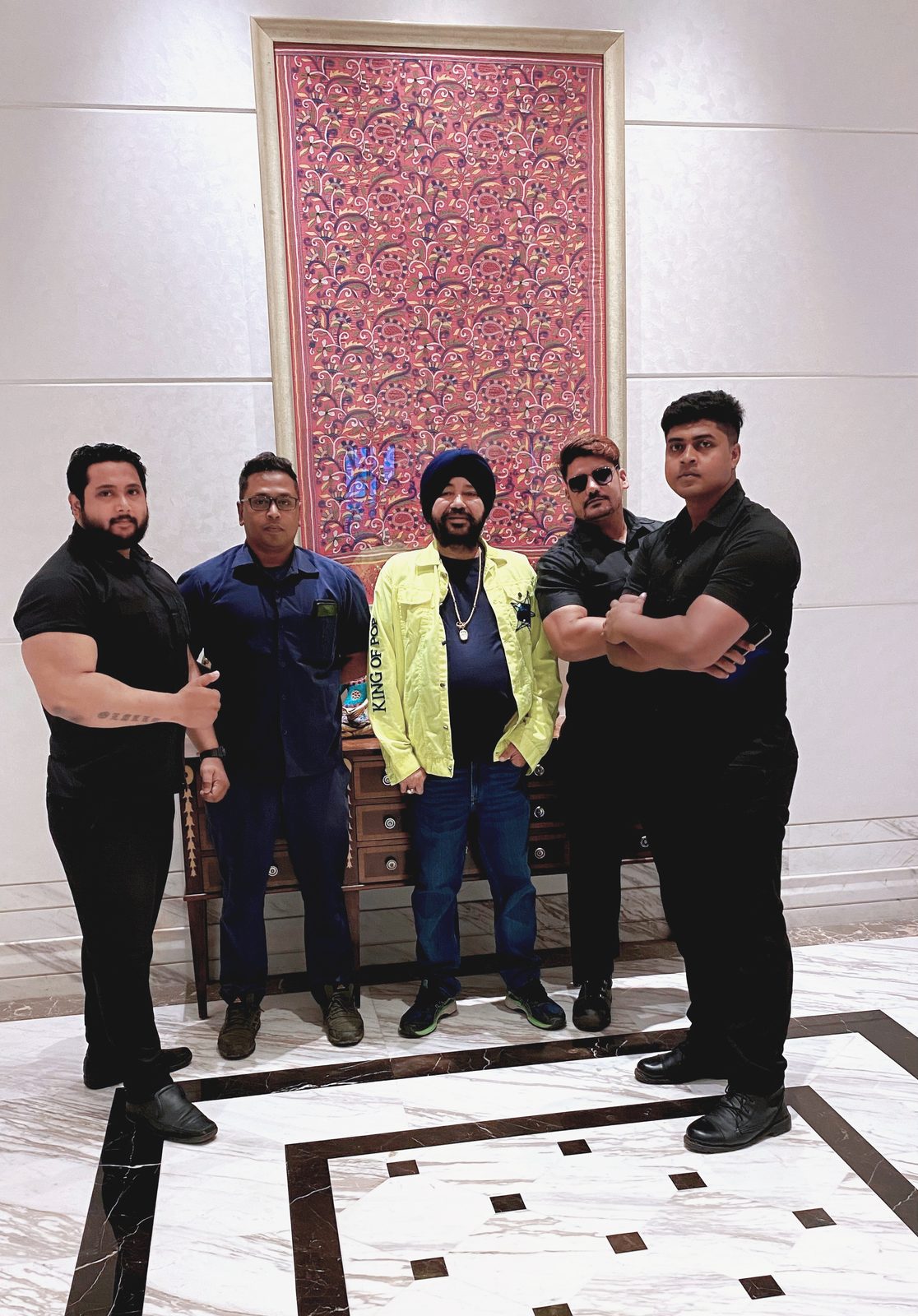 Personal security officers on a celebrity escort detail